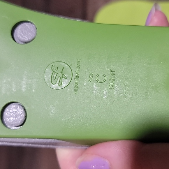 NWOB SUPERfeet Women's Green Insoles Arch Support - Picture 8 of 8
